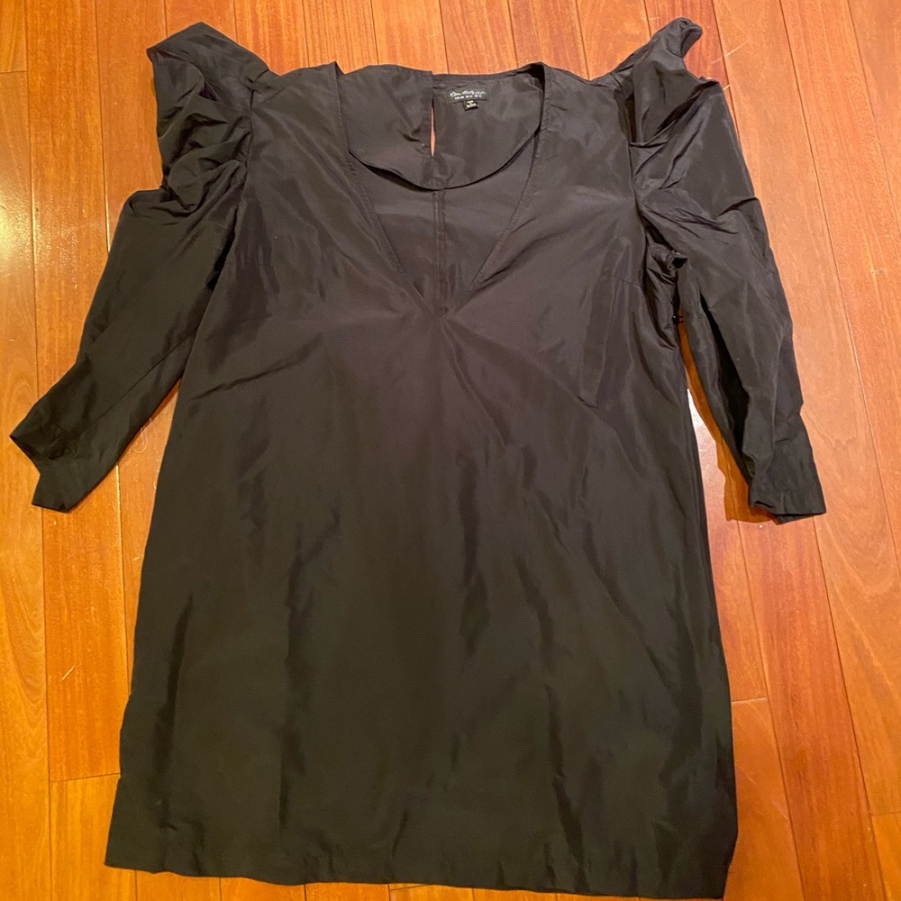 Black mid sleeve dress